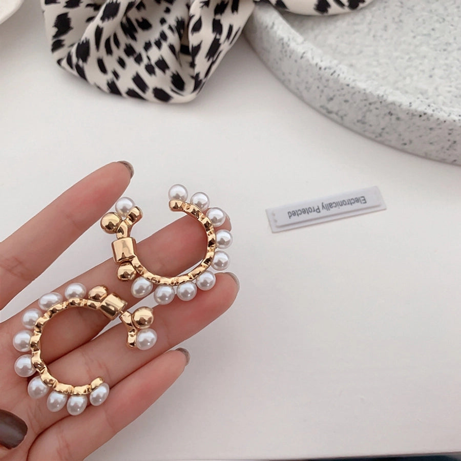 elegant flower earrings