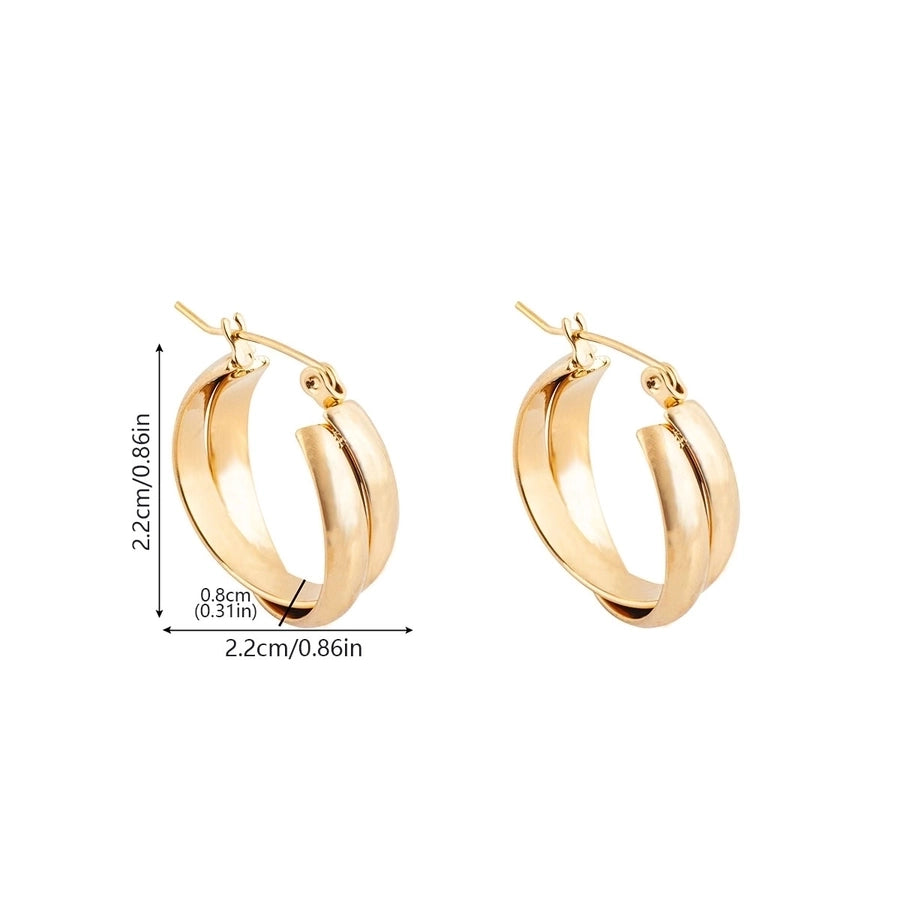 Style Round Stainless Steel 18K