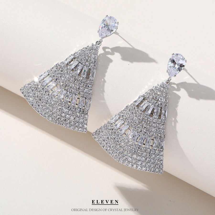 fashion rhinestone earrings
