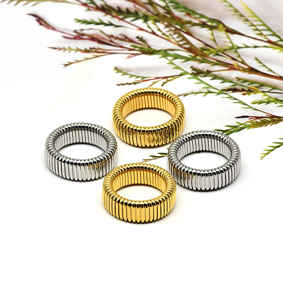 Solid Color Titanium Steel Rings
