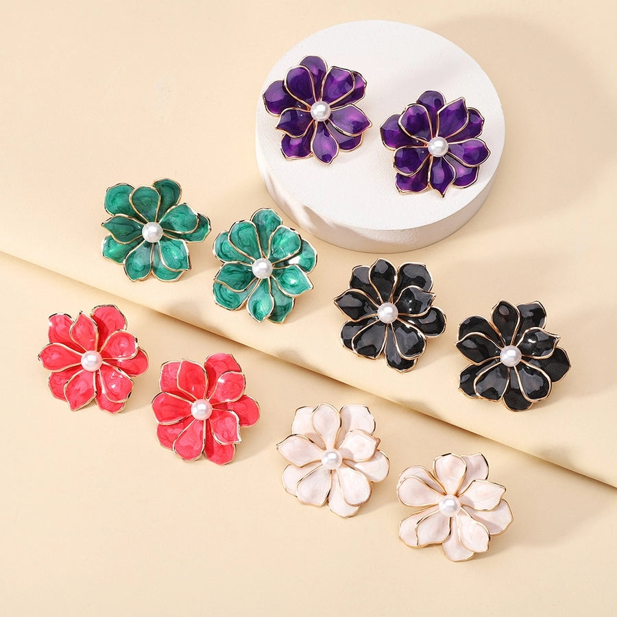 Flower Painted Enamel