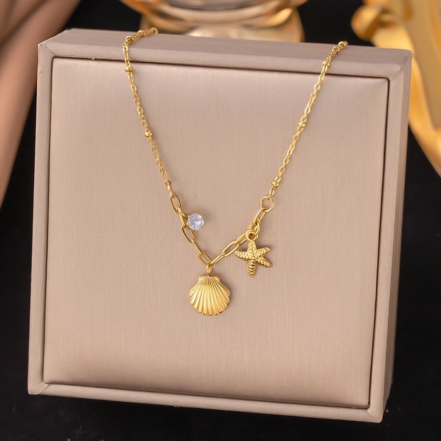 Heart Titanium steel Necklace