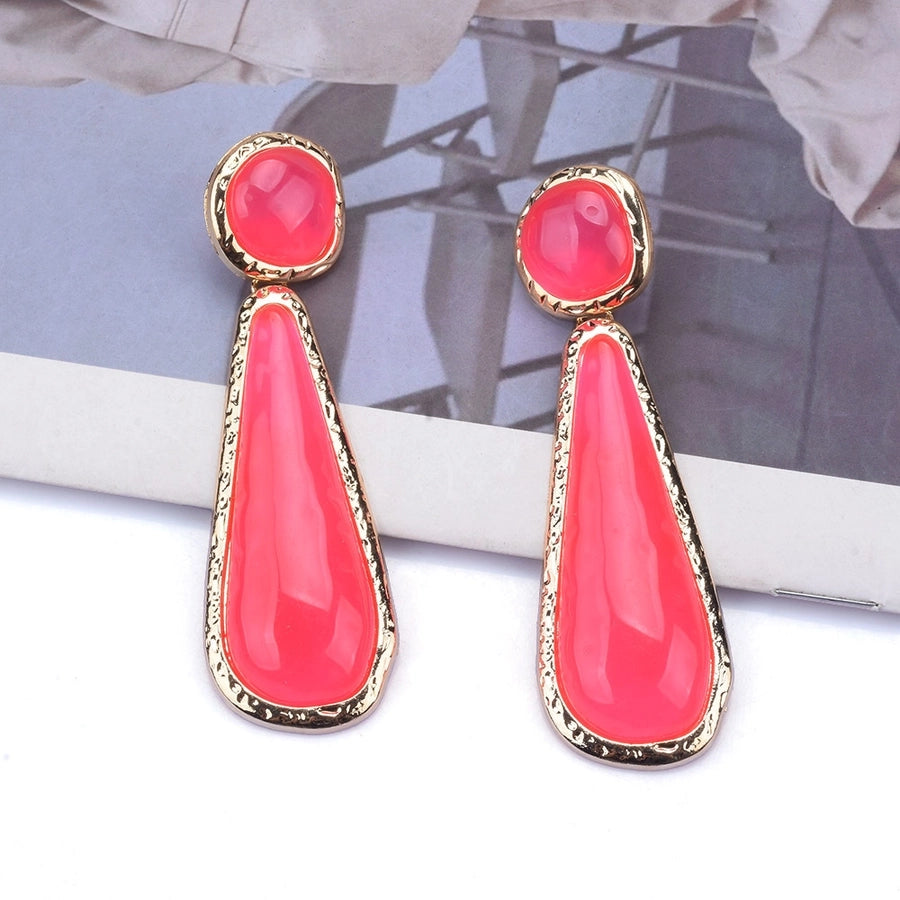exaggerated drop earrings