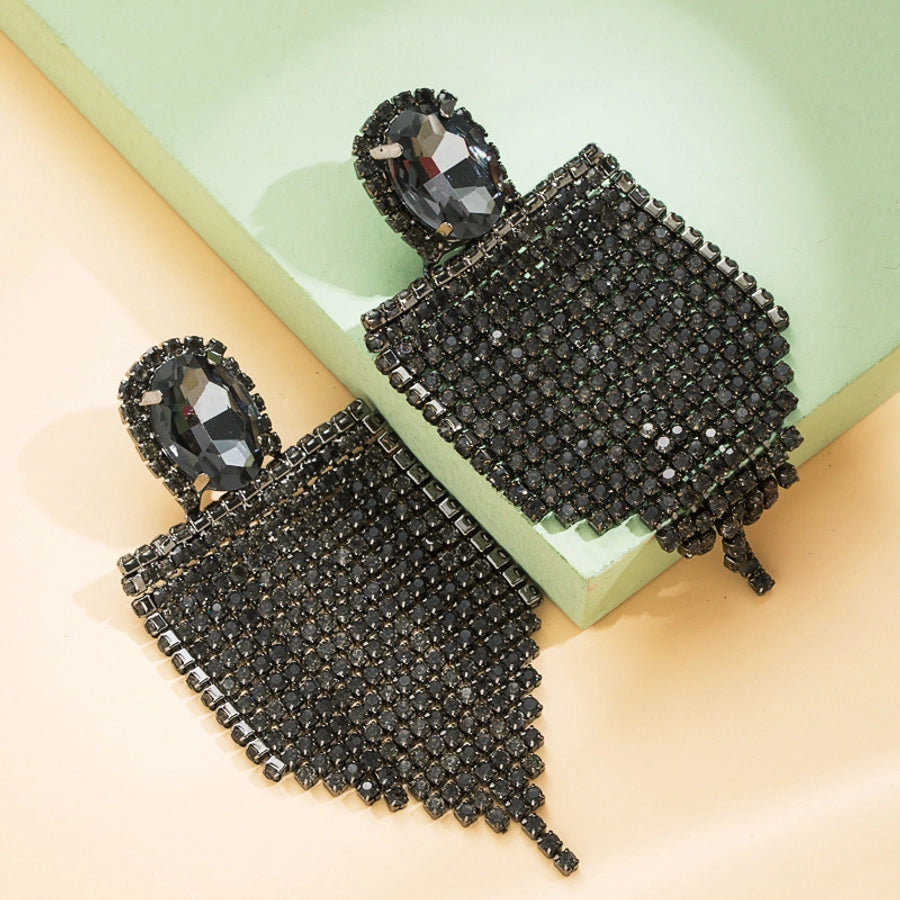 long diamond earrings