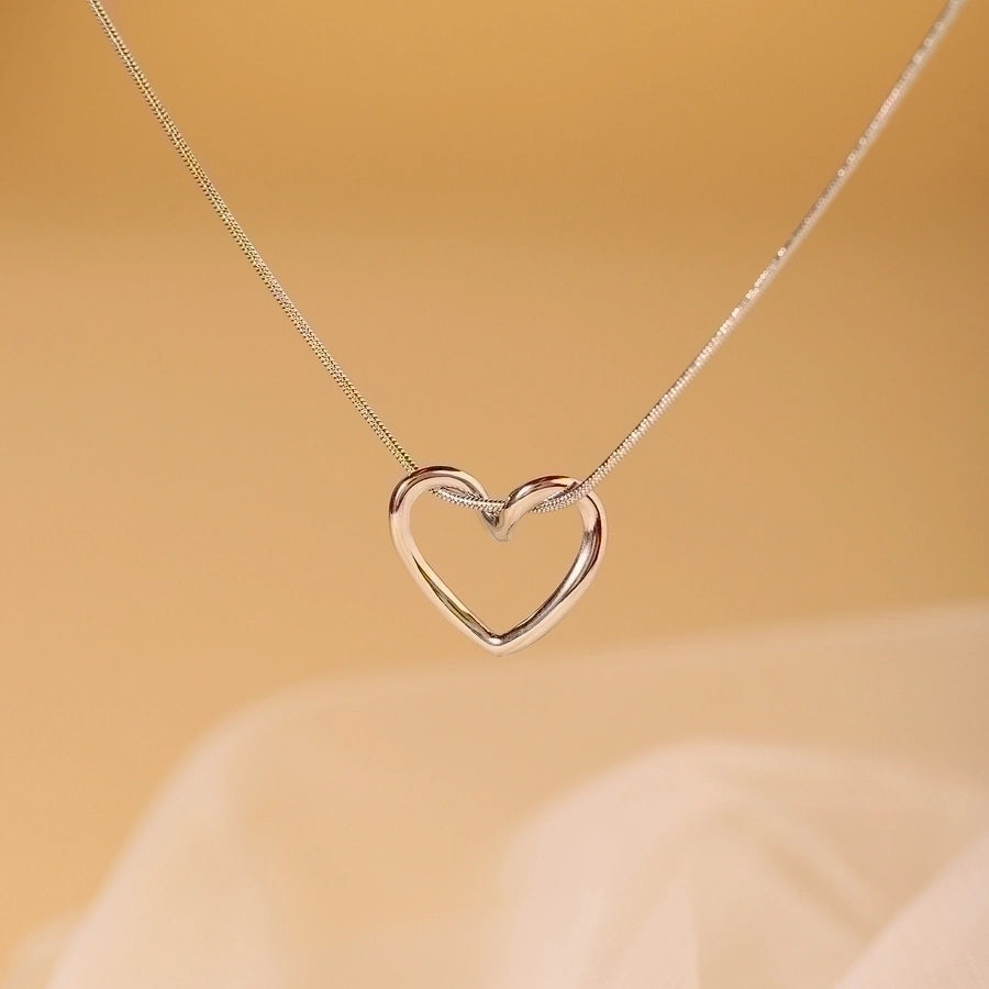 Heart Shape Stainless Steel Necklace
