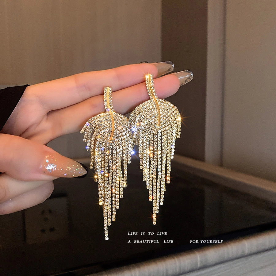 Leaf Diamond Earrings