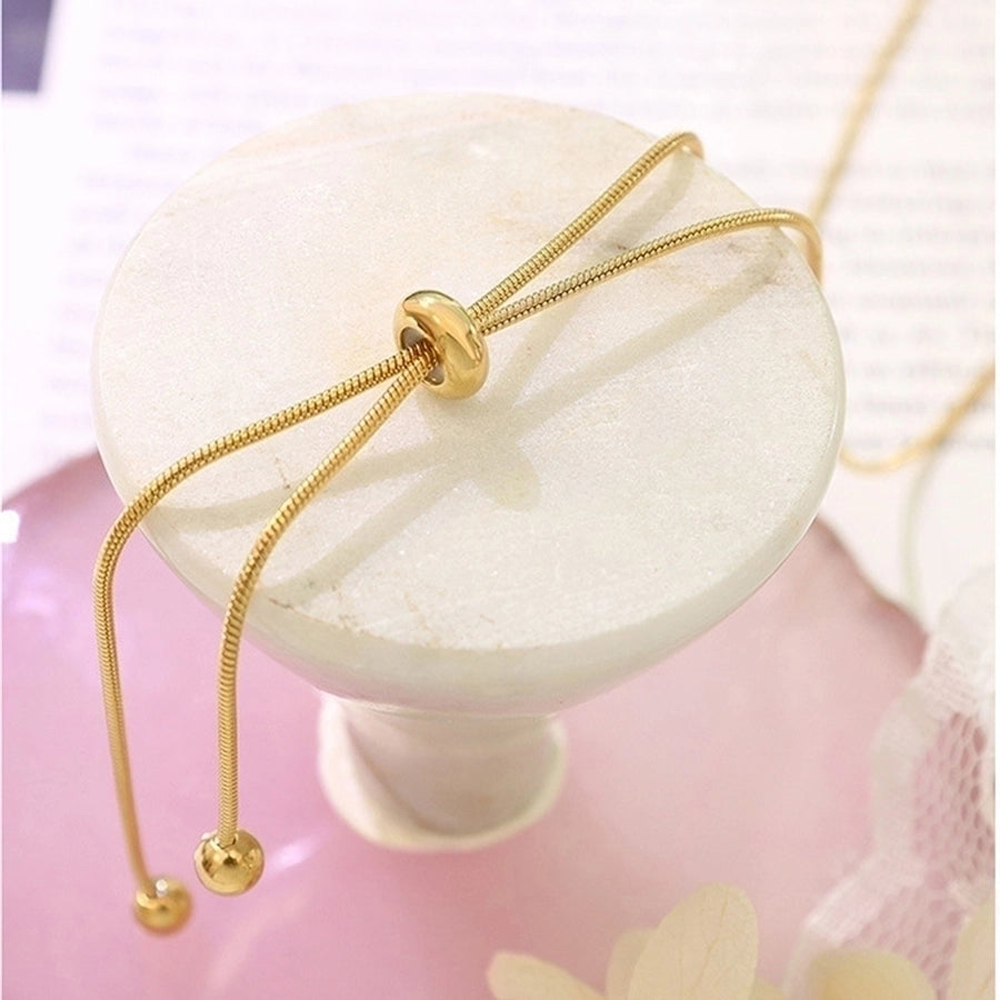 lady stainless steel long necklace