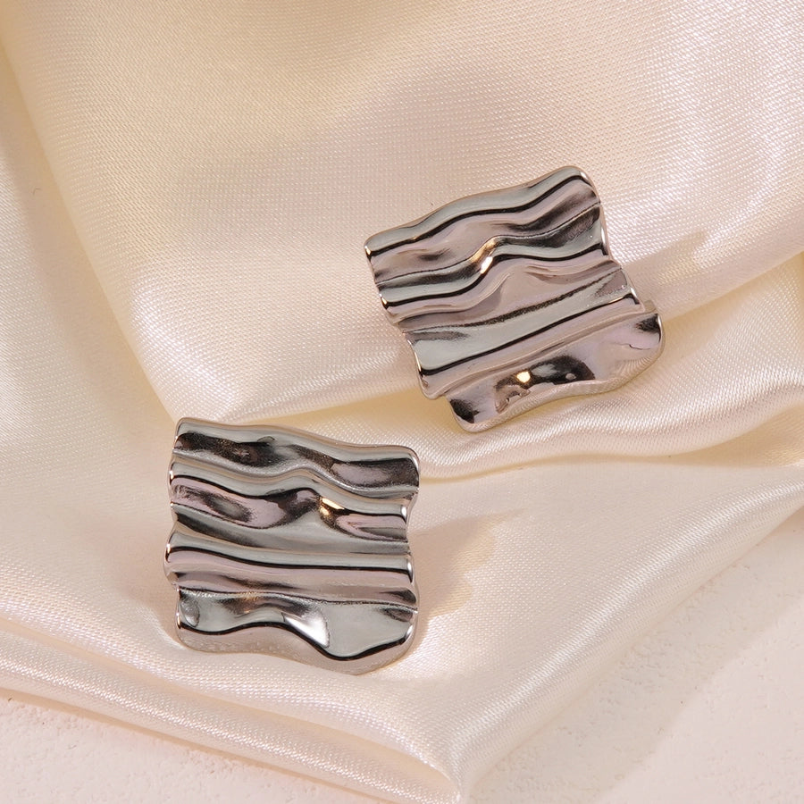 Artistic Square Waves Stainless Steel