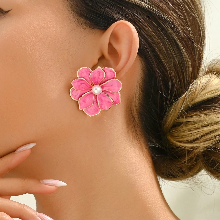 Flower Painted Enamel
