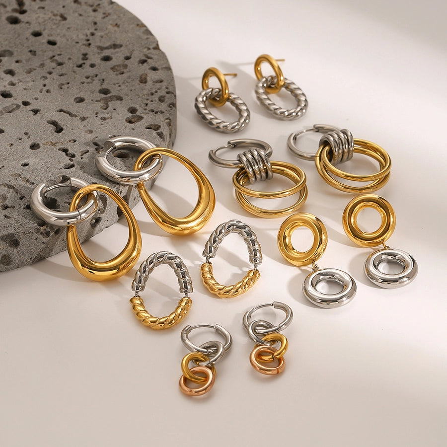 Style Geometric Mixed Stainless Steel