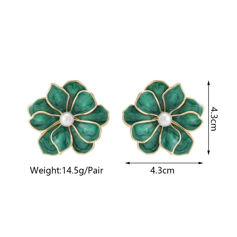 Flower Painted Enamel