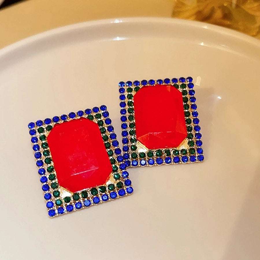 Retro Geometric Acrylic