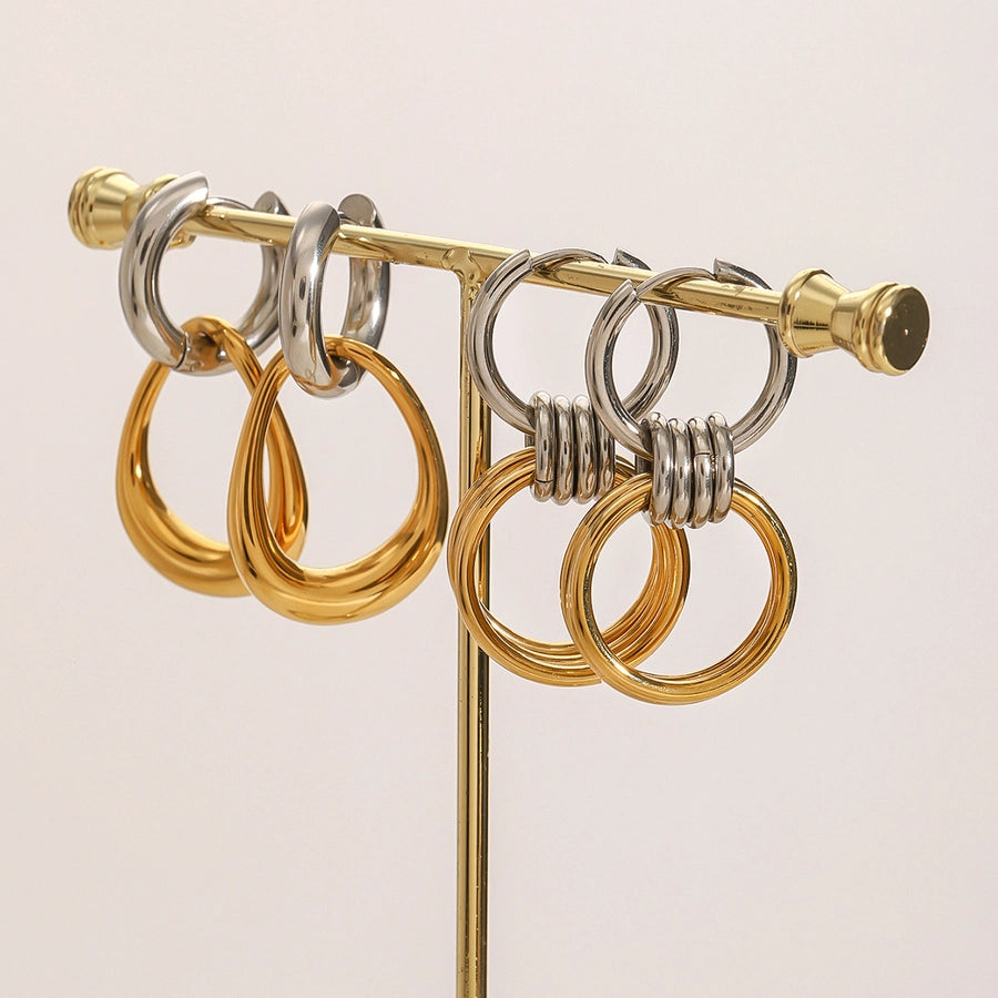 Style Geometric Mixed Stainless Steel