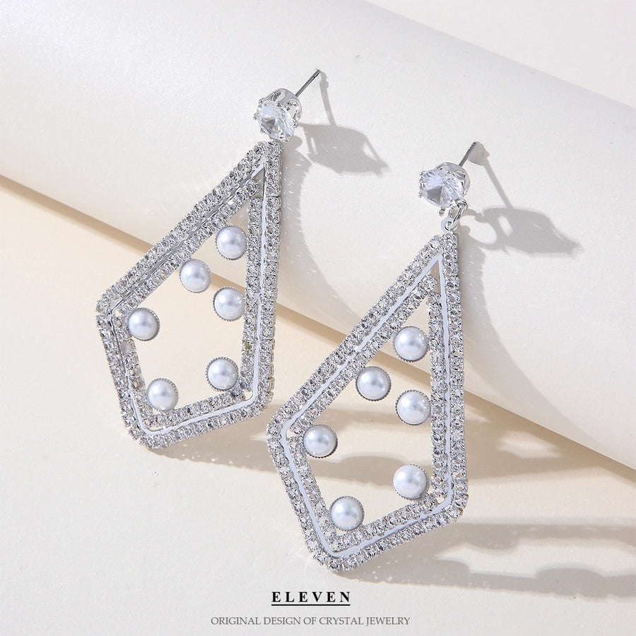 fashion rhinestone earrings