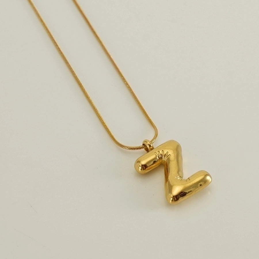 Stainless Steel Letter Titanium Steel Necklace