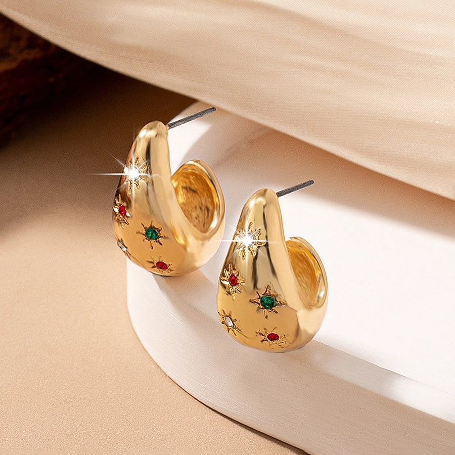 water droplets 14k gold