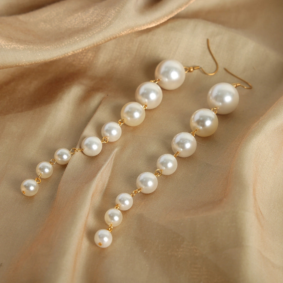 beaded pearl titanium steel