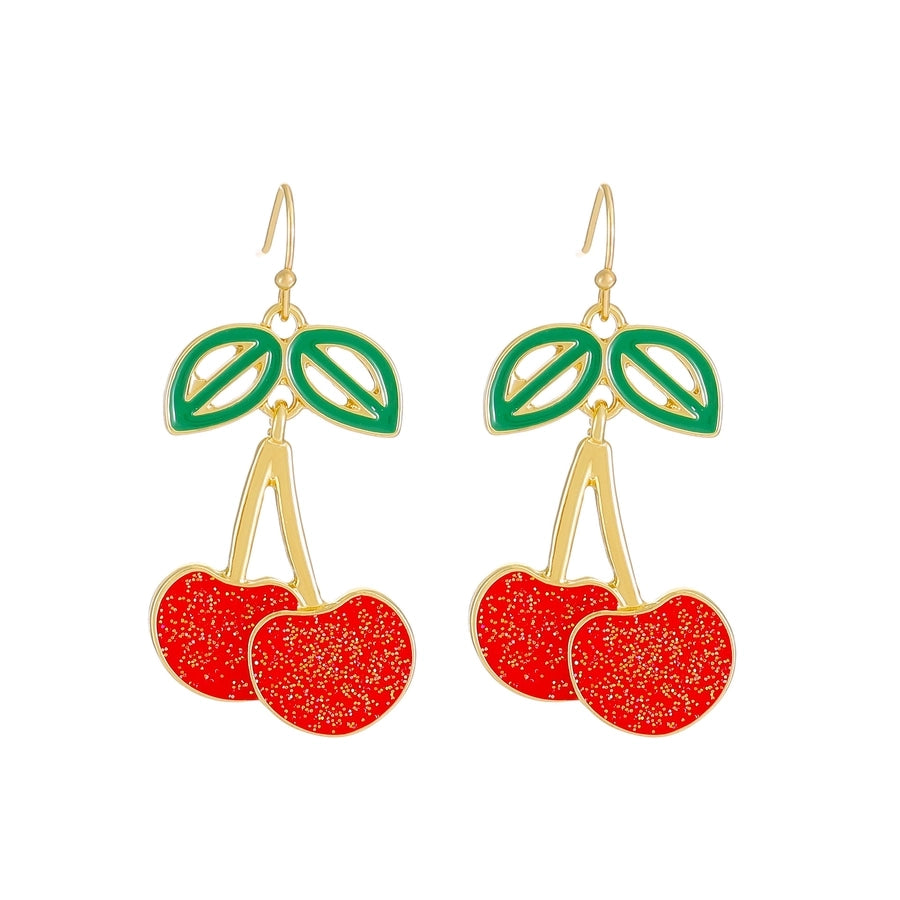 new cherry earrings