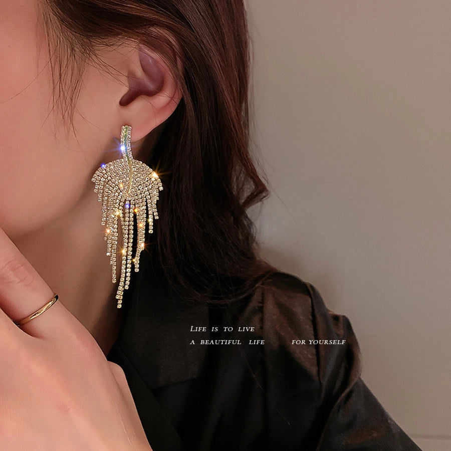 Leaf Diamond Earrings