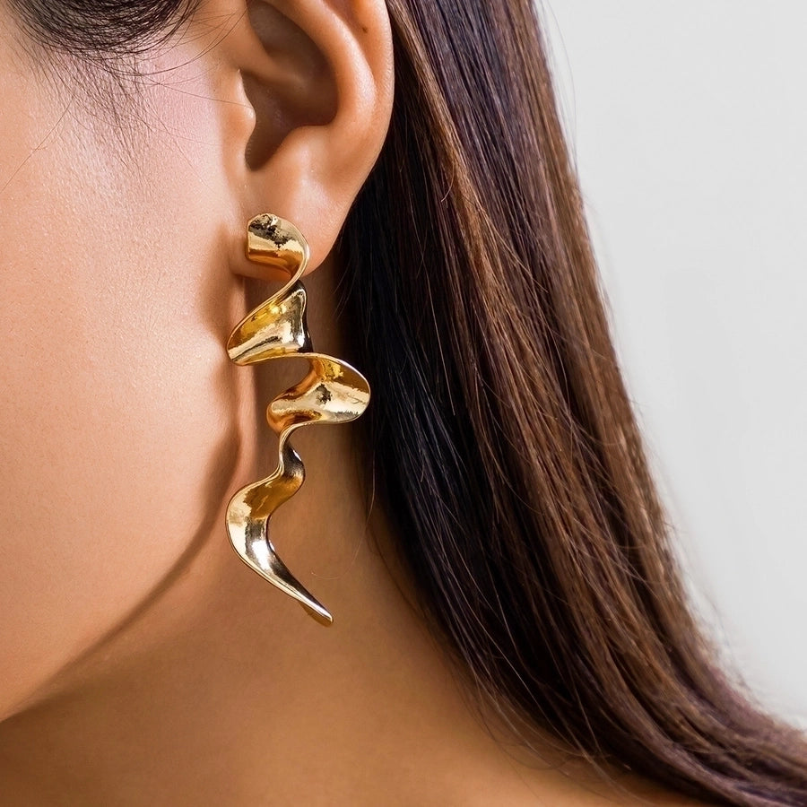 geometric gold plated