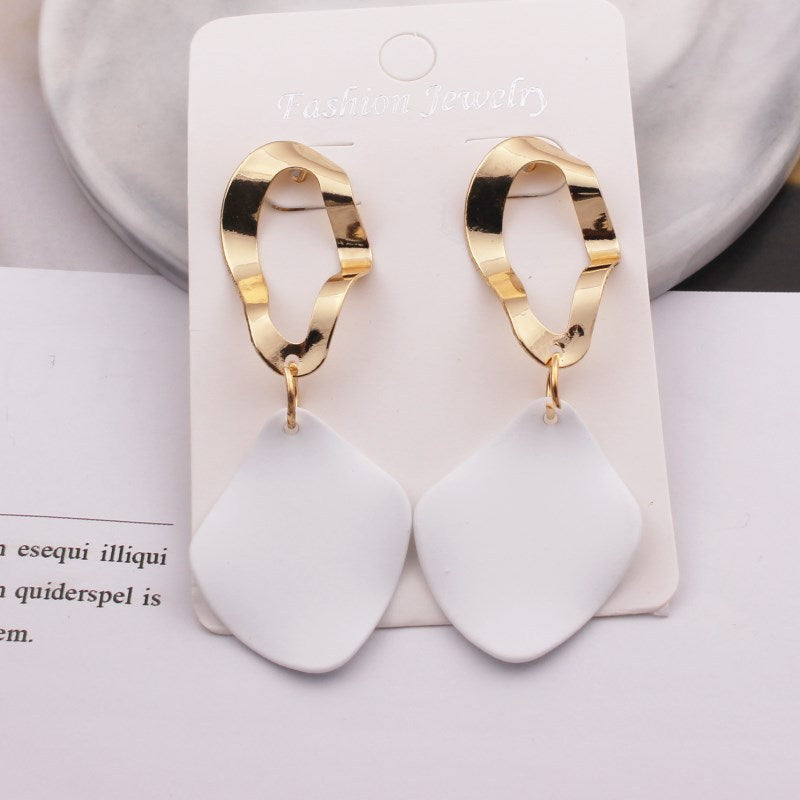 retro round square alloy