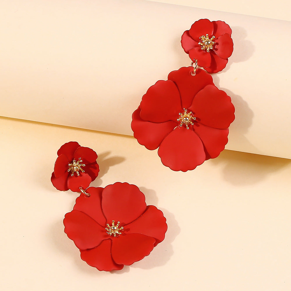 forest flower earrings