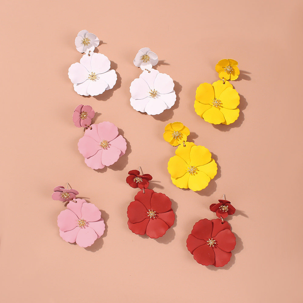 forest flower earrings