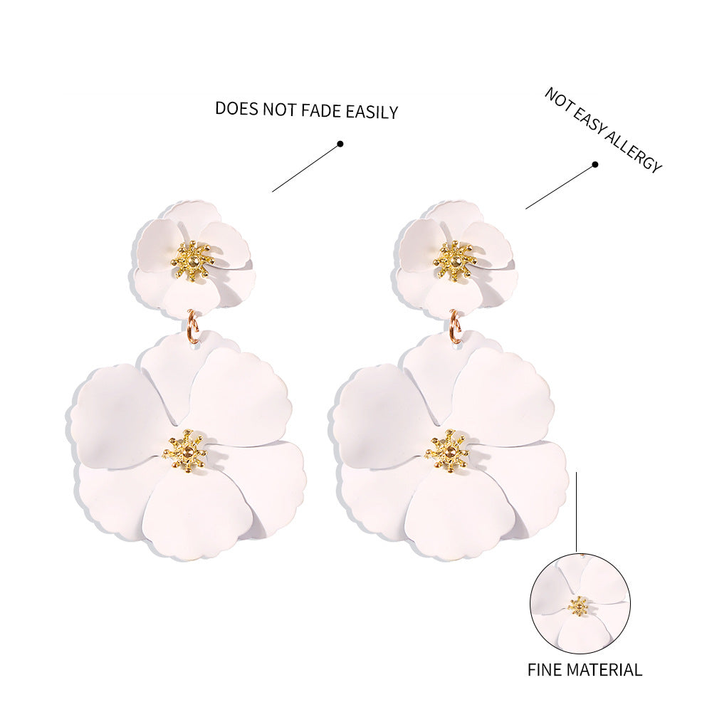 forest flower earrings