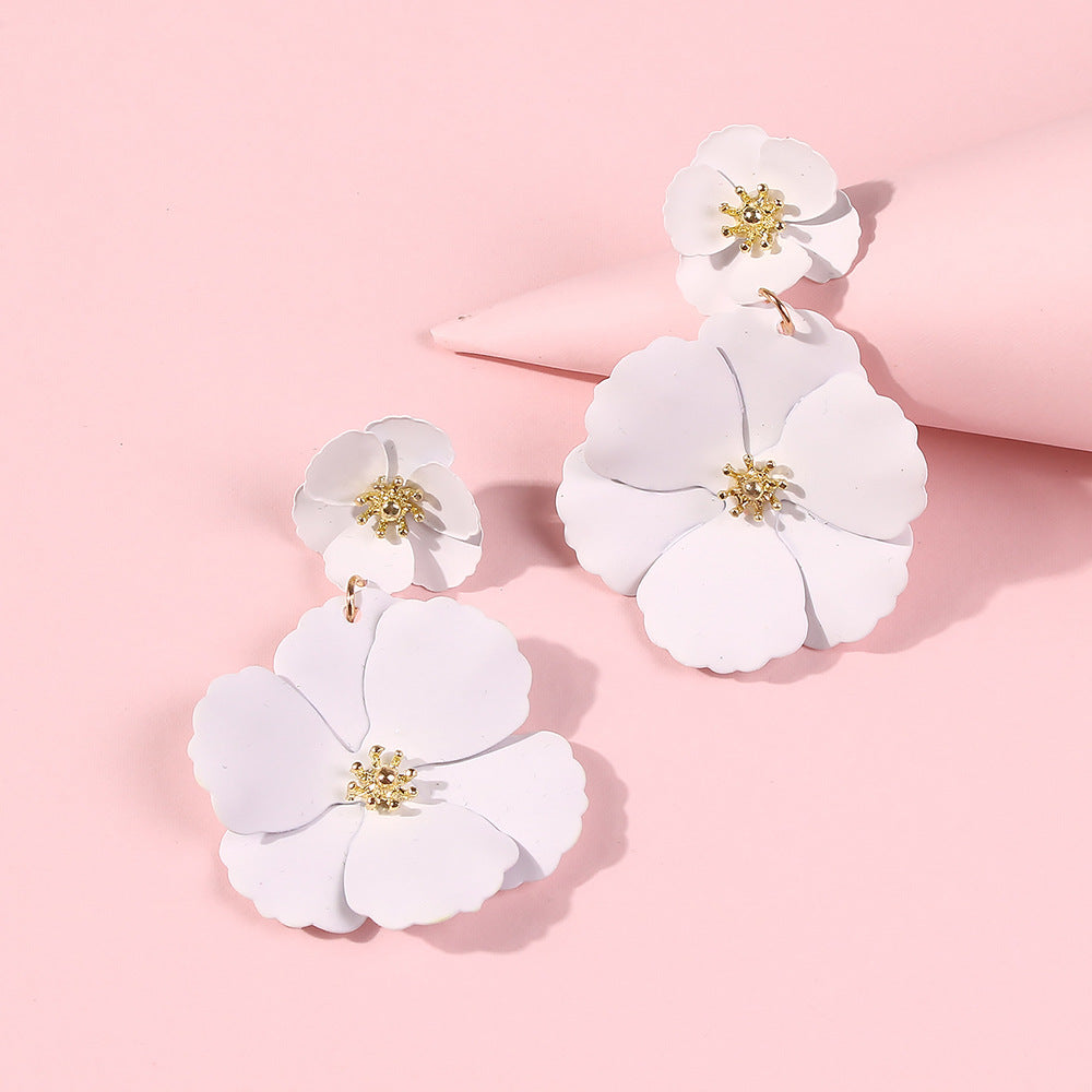 forest flower earrings