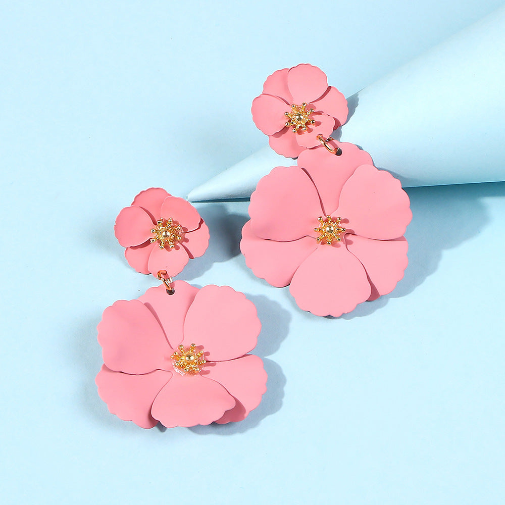forest flower earrings