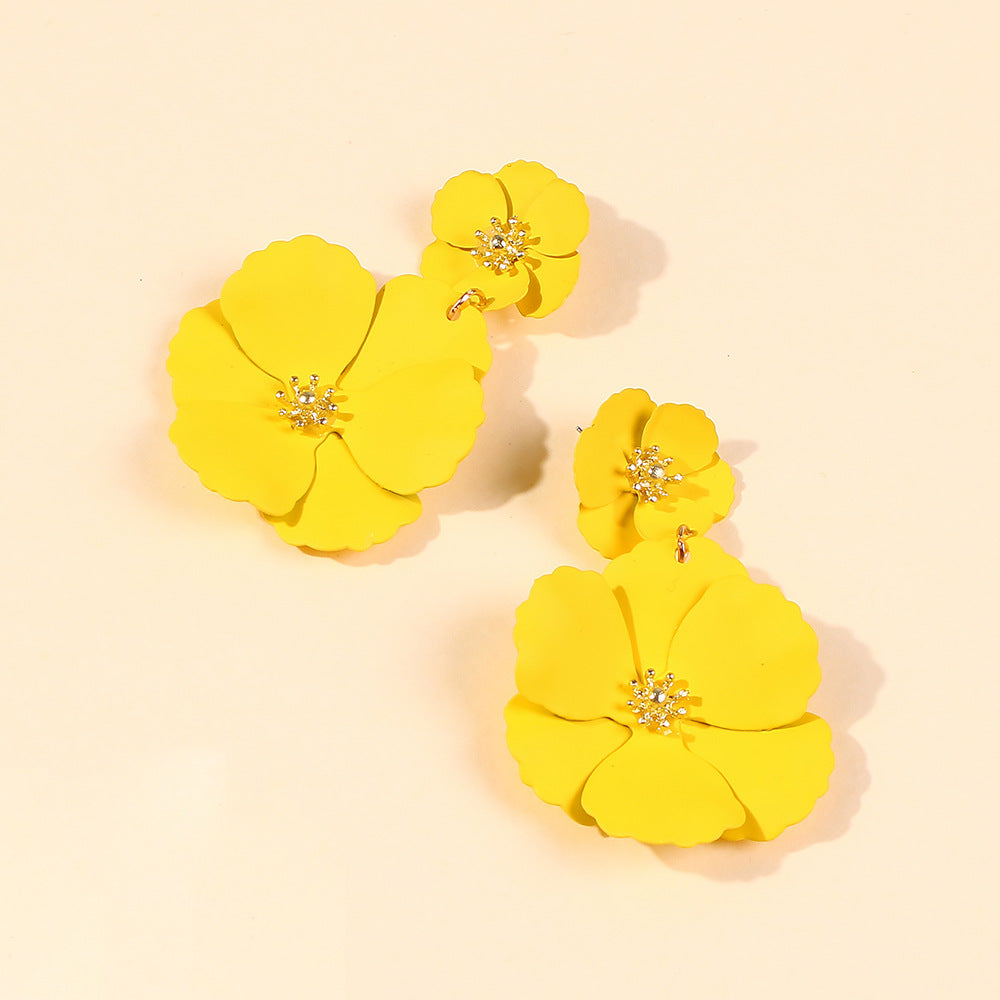 forest flower earrings