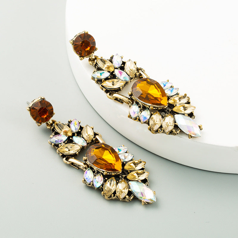 exaggerated long earrings