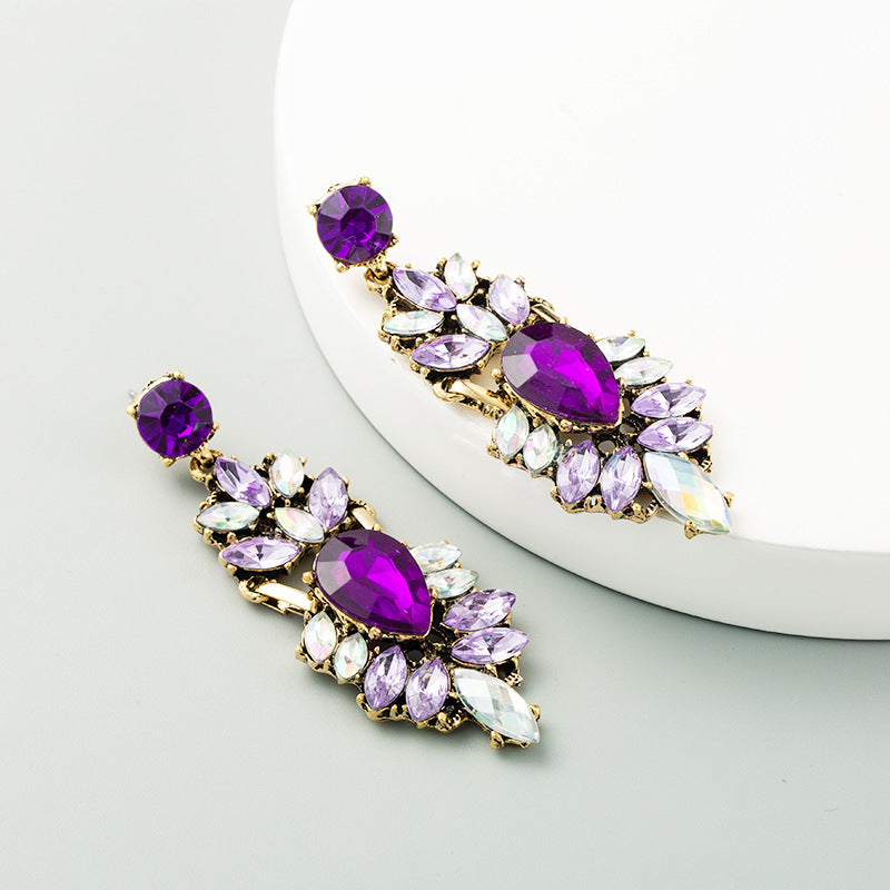 exaggerated long earrings