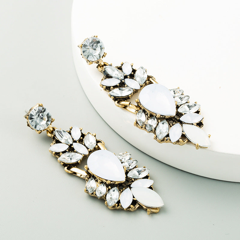 exaggerated long earrings