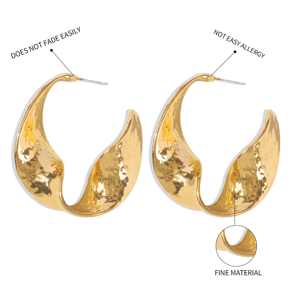 Plating Hoop Earrings