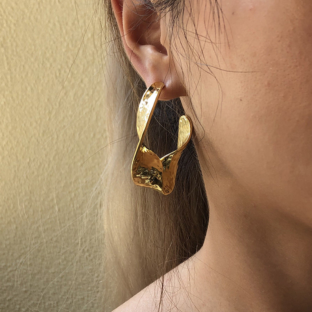 Plating Hoop Earrings