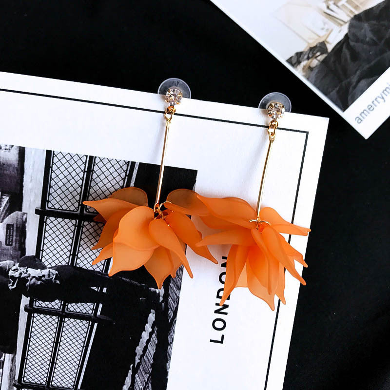 Flower Drop Earrings