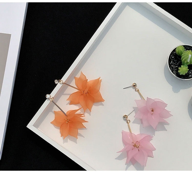Flower Drop Earrings