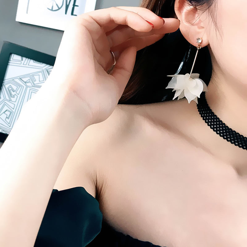 Flower Drop Earrings