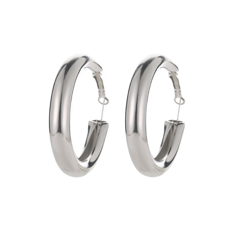 Geometric Plating Metal No Inlaid Drop Earrings
