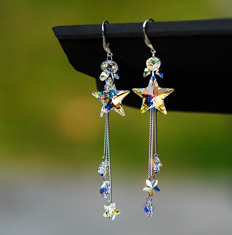 star plating earrings