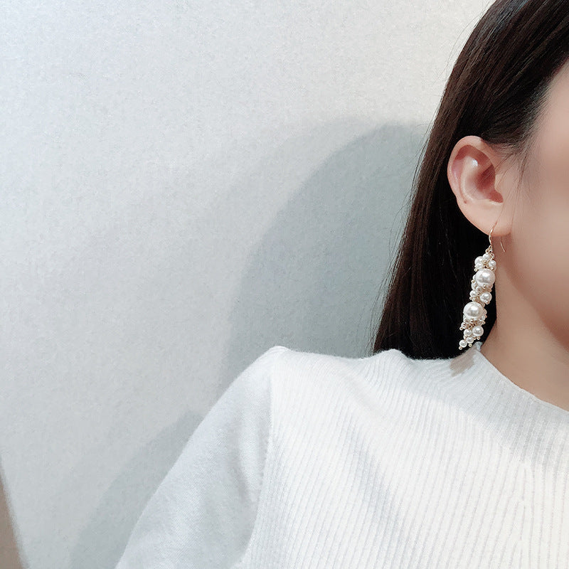 vintage pearl earrings