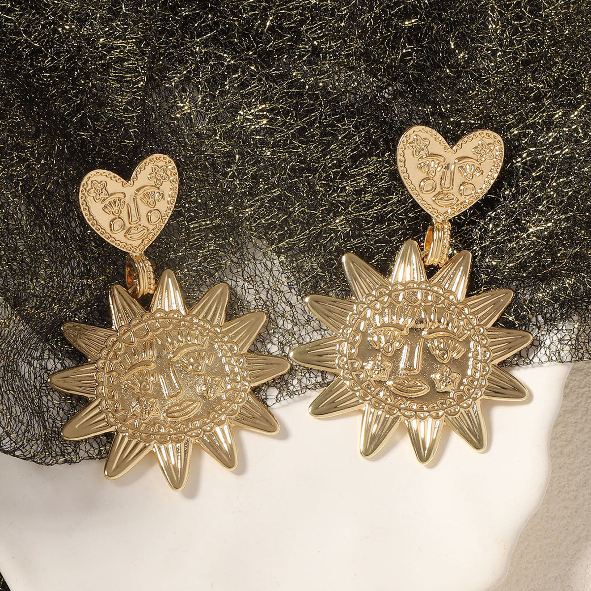 Sun Heart Shape