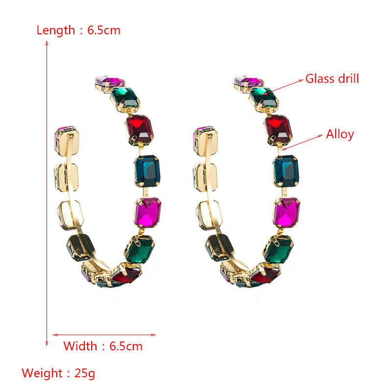 alloy inlay rhinestone