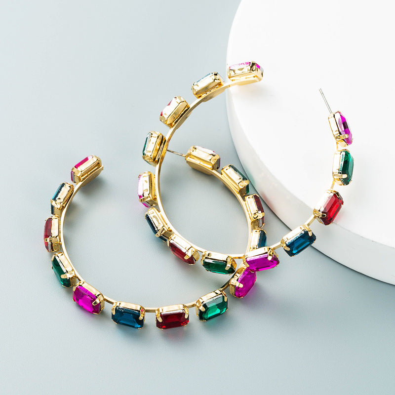 alloy inlay rhinestone