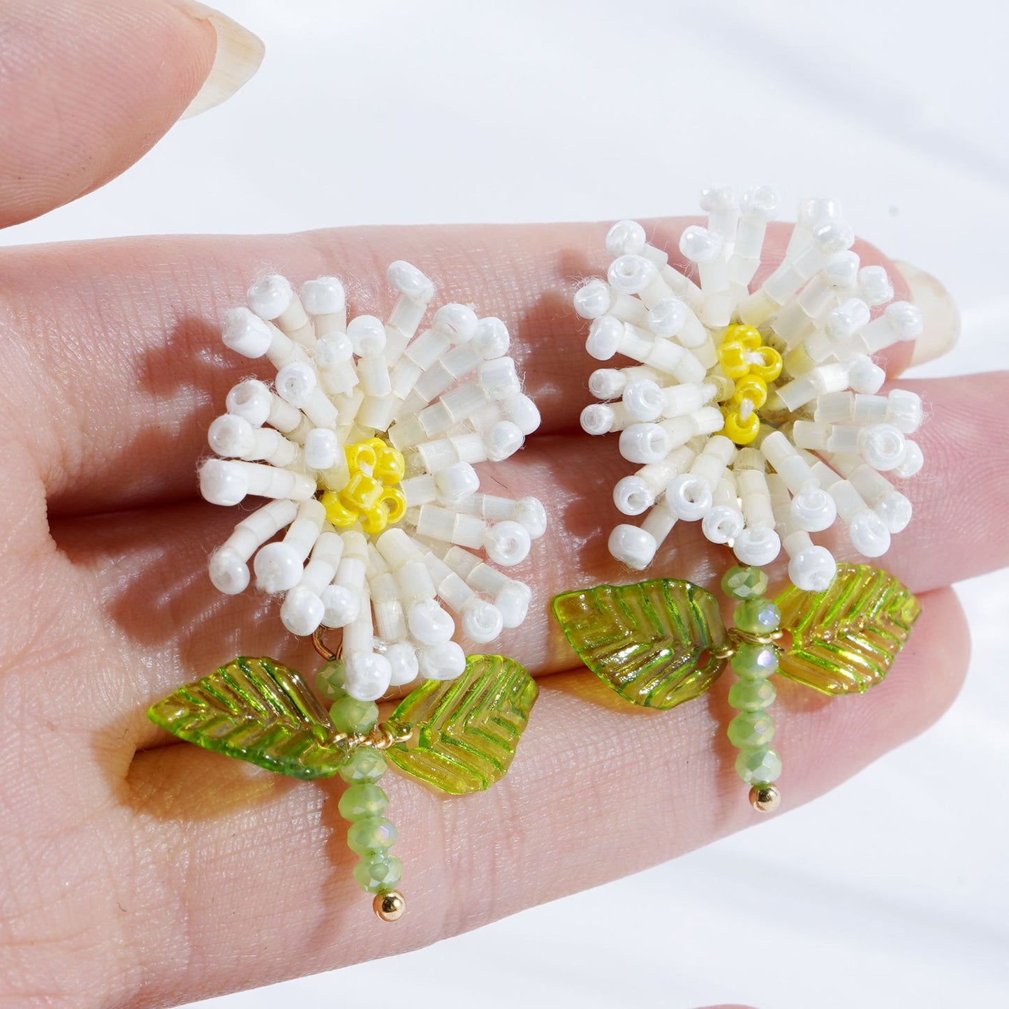Flower Beaded Arylic