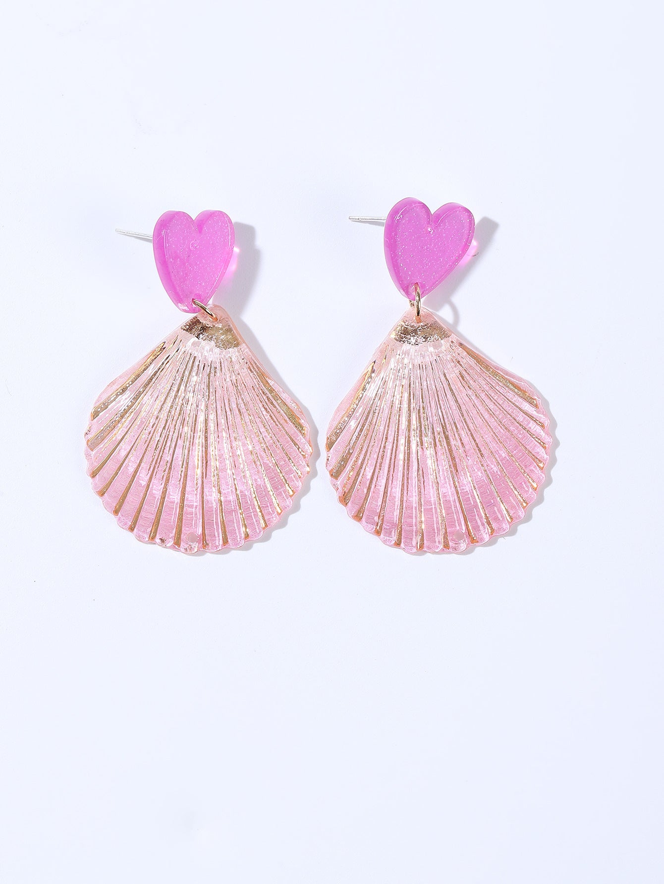 Heart Shell Arylic