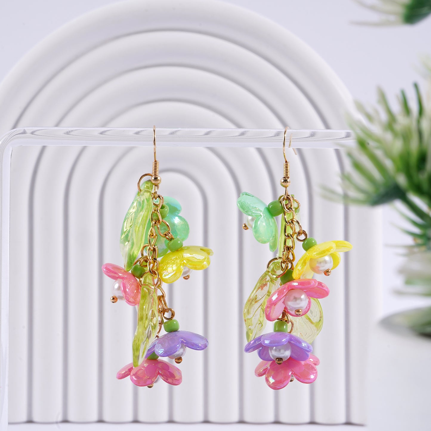 Flower Beaded Arylic