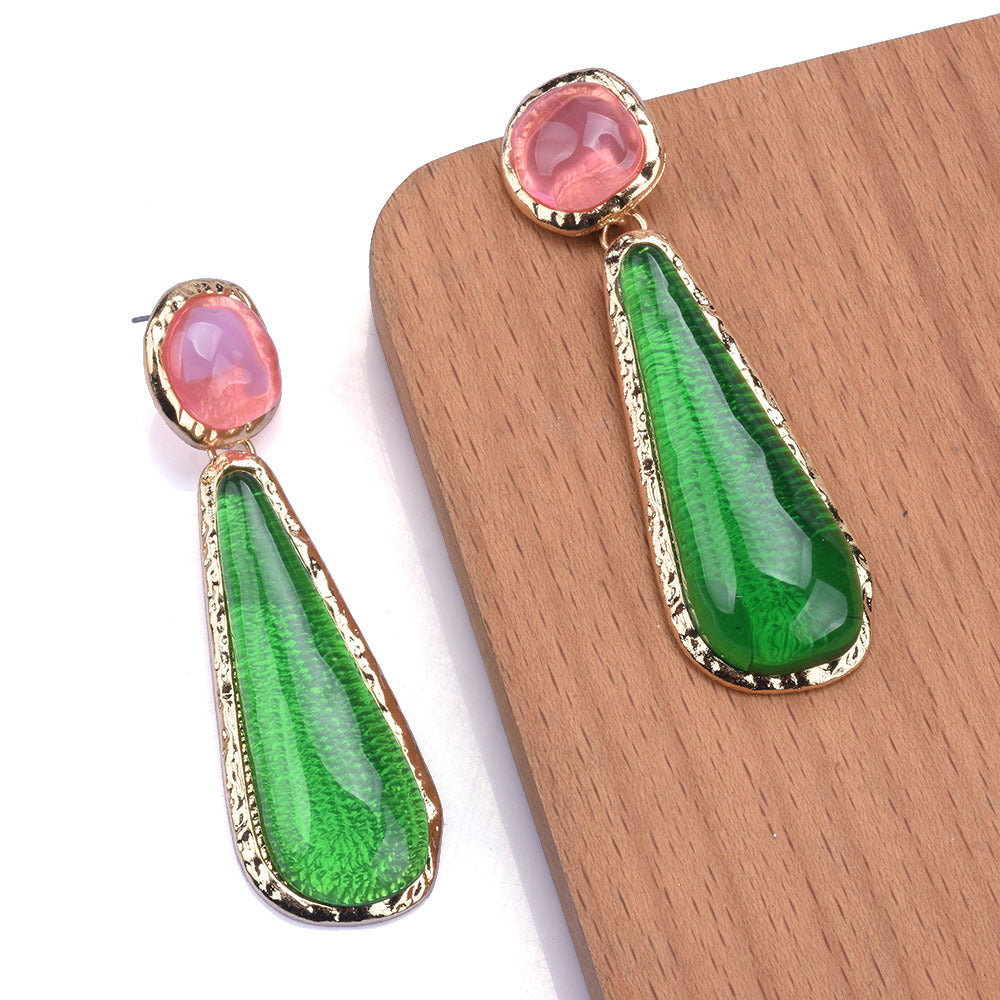 exaggerated drop earrings