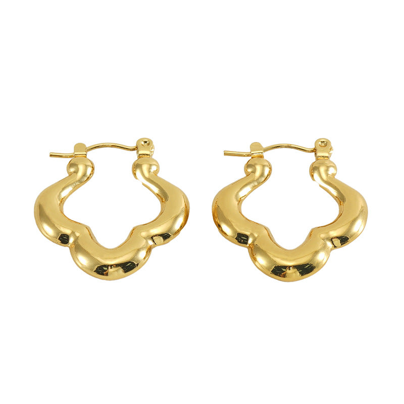 Stainless Steel Hoop Earrings